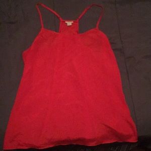 J crew racer back tank top